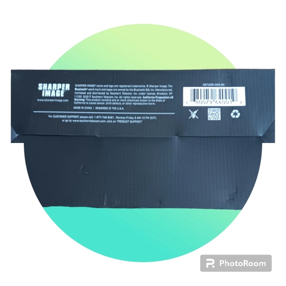 Sharper Image Portable Wireless Bluetooth Turntable Record Player with Speaker - Picture 5 of 5